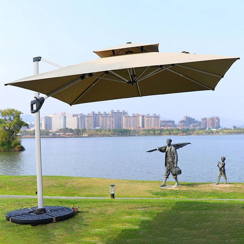 FEAMONT Big Folding Weeding fishing picnic Hotel Large Commercial Pool Parasol Restaurant Garden Patio Outdoor Umbrella