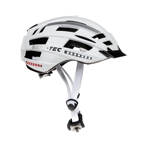 BAABALI Adult E-Scooter MTB Road Cycle Bike Bicycle Rechargeable Turn Signals LED Light Bluetooth Smart helmet