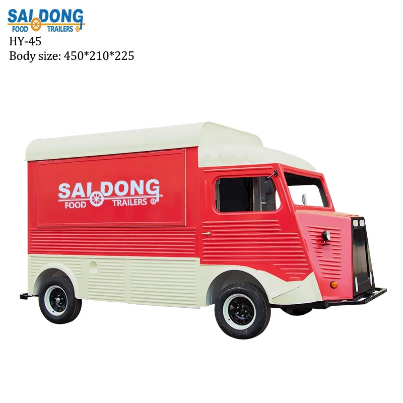 HY-45  Global Leader mobile fast food trailer for sale Europe