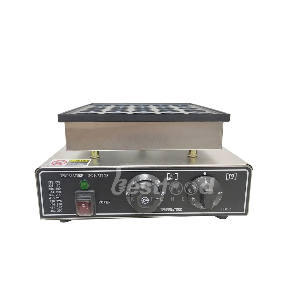 110V/220V Square Poffertjes Maker/ Holland Pancakes/ Nonstick Poffertjes Baking Machine