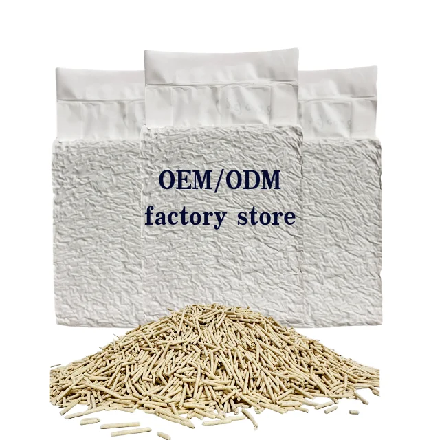 Catlitter Manufacturer Strong Clumping Flushable Odour Lock Sodium Activated Plant Tofu Bentonite Cat Litter