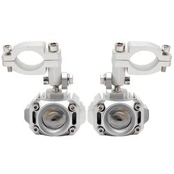 Motorcycle Auxiliary Lights 40W 6000K Spot Driving Fog Lamps For BMW R1200GS F800GS F700GS F650 K1600