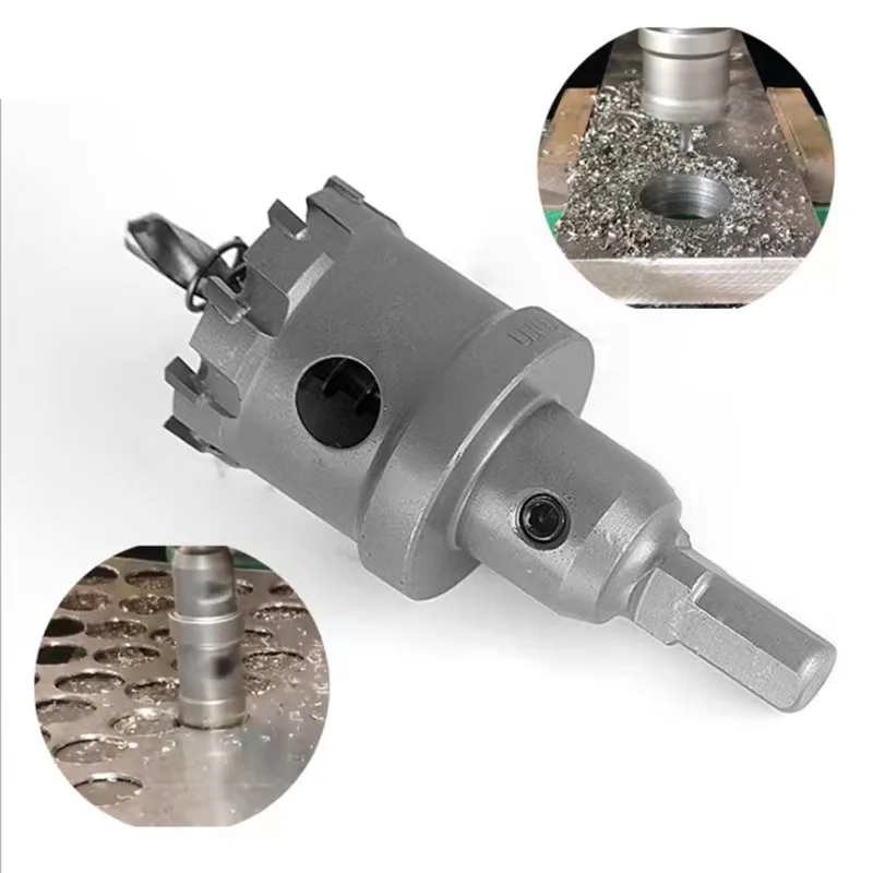 Tungsten Carbide Tipped Hole Saw Set,TCT High-grade Hole saw , Suitable for  stainless steel and thick steel plates