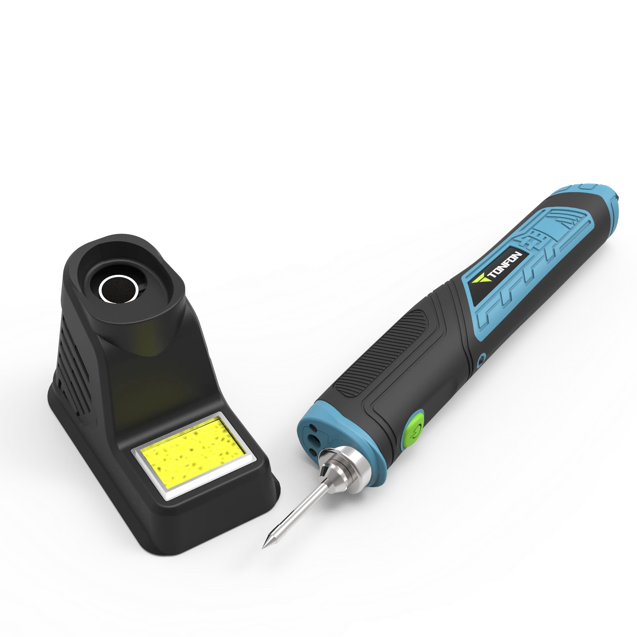 Hot Selling Soldering Iron Kit Adjustable Temperature Welding Soldering Iron DC Solder Iron 1 Pcs of Solder Tip and 1 Sponge 450