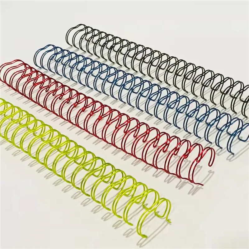 wireo rose gold 5/8 inch 15.9 mm wire o binding machine double wire, double loop binding wire 2 1 a4