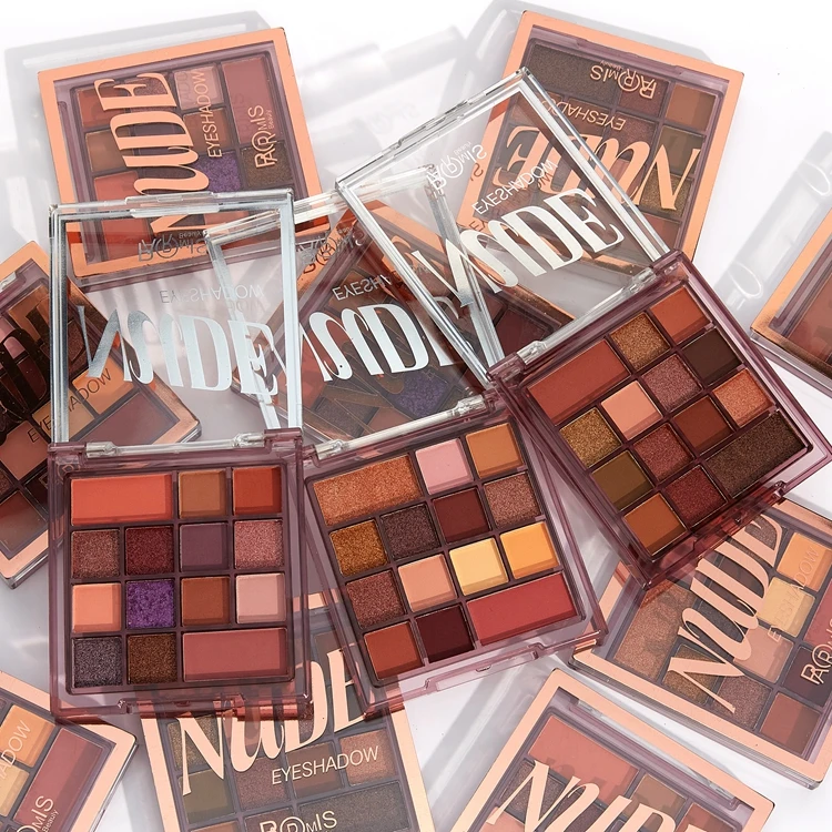 Wholesale Eyeshadow Makeup Kit High Pigmented 14 Color Eyeshadow Palette Nude Glitter Eyeshadow Palette