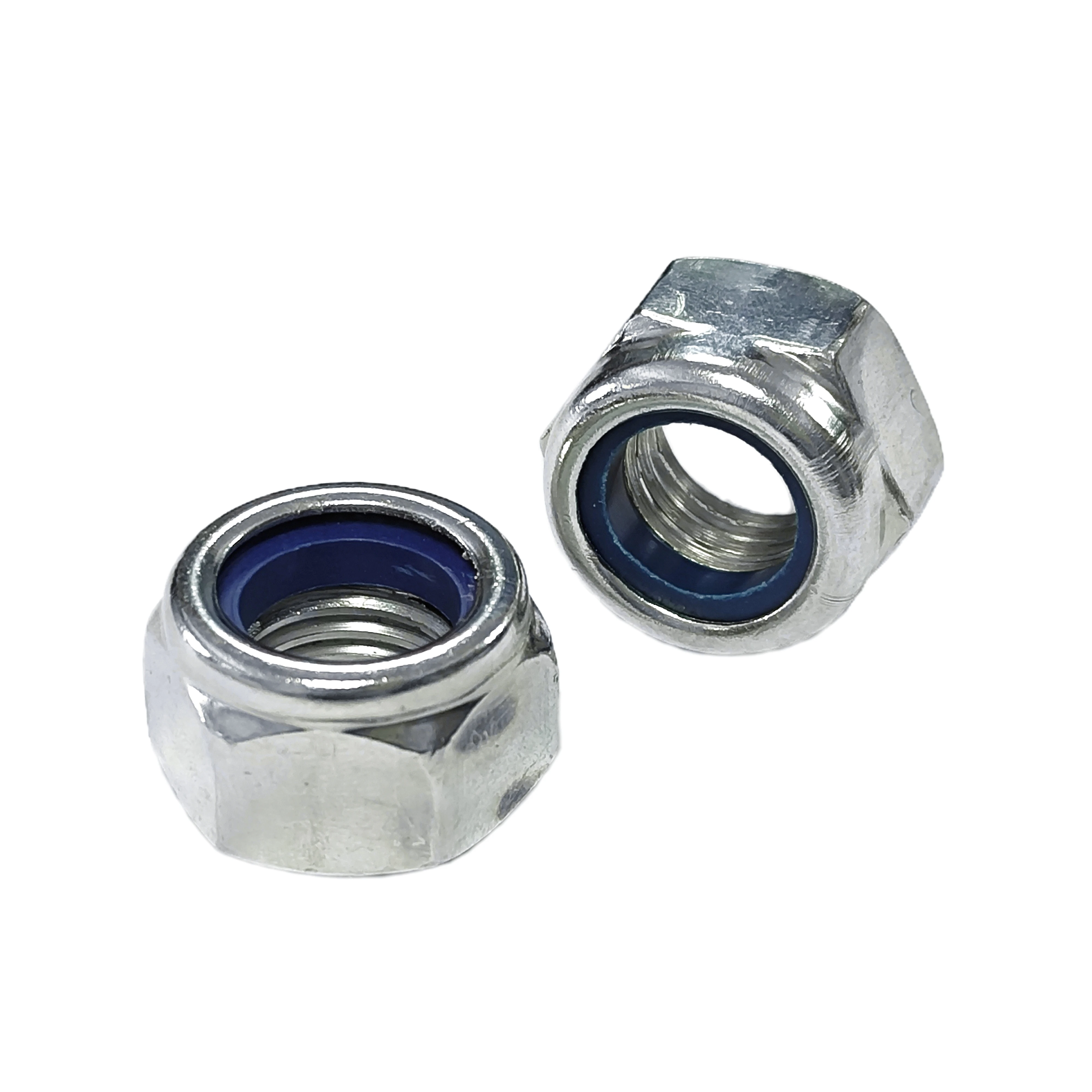 Hex Thin Nuts With Nylon Insert lock nut DIN 985 Carbon Steel Metric Thread M3-M36