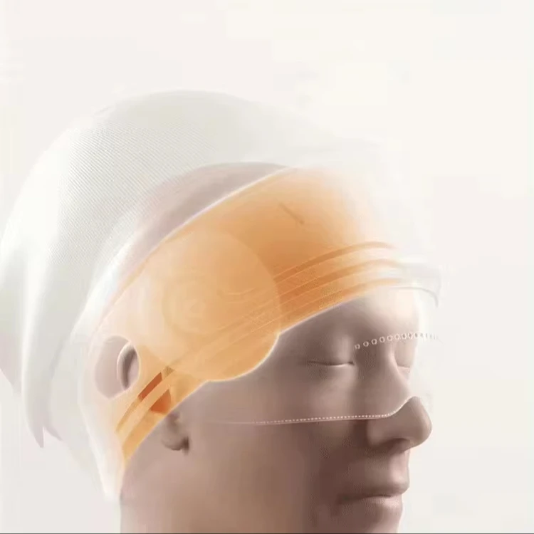 Head Massager Handheld head and Temple Massage machine Relaxing Massage full head airpressure for brain Stimulation