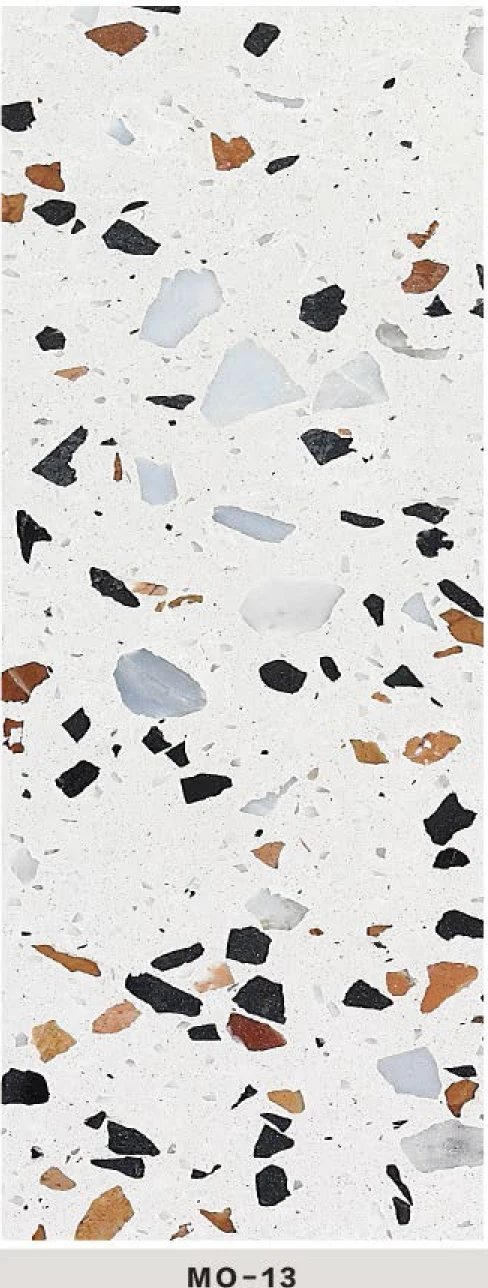 Terrazzo big slab artificial stone Terrazzo kitchen top countertops white terrazzo flooring