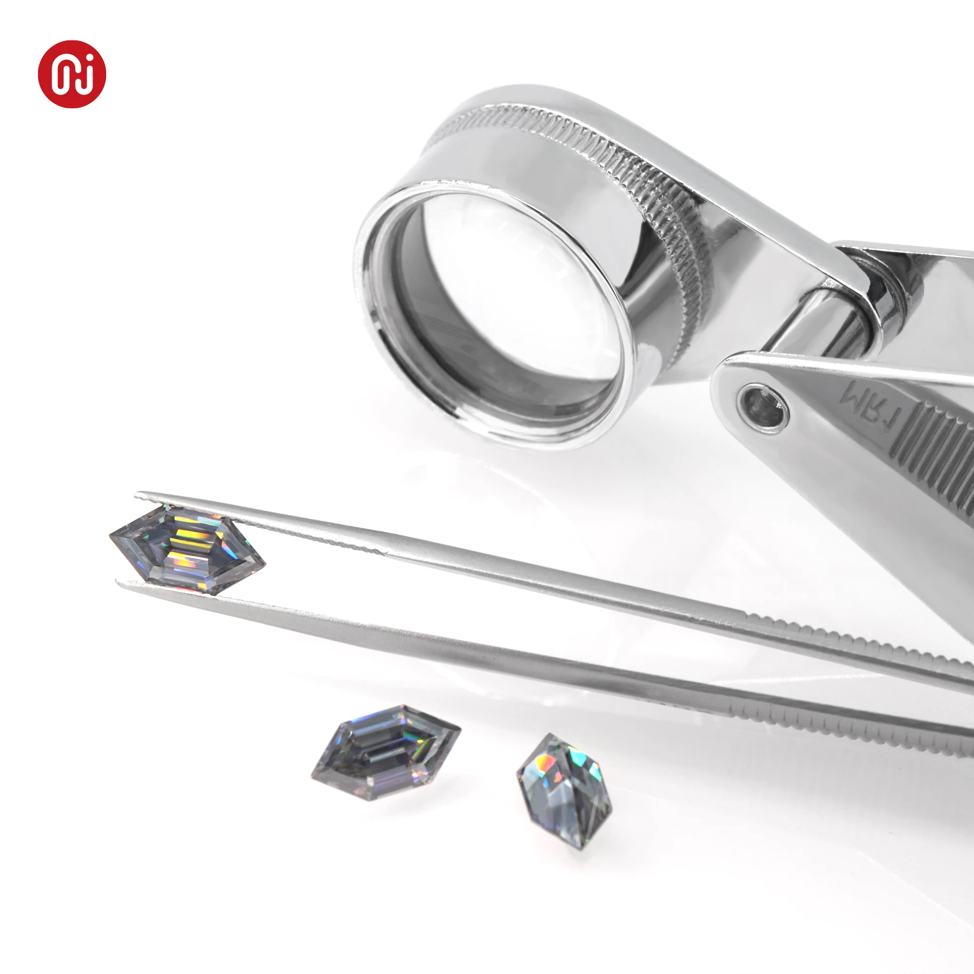 GIGAJEWE Gray color Moissanite Manual cut Dutch Marquise cut Gemstone Brilliant Stone  Excellent Cut For Jewelry Making