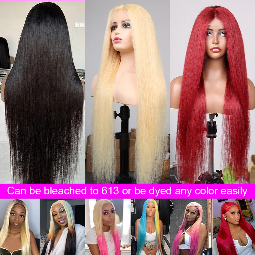 Wholesale 200 Density HD Lace Frontal Wigs 100 Human Hair In Bulk, Pre Pluck Brazilian Virgin Hair HD Lace Front Wig Vendor