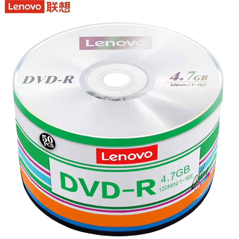 Оптовая продажа, логотип OEM, 4,7 ГБ, 1- 16X девственные фильмы, dvd cd, чистый диск dvd-r для Lenovo