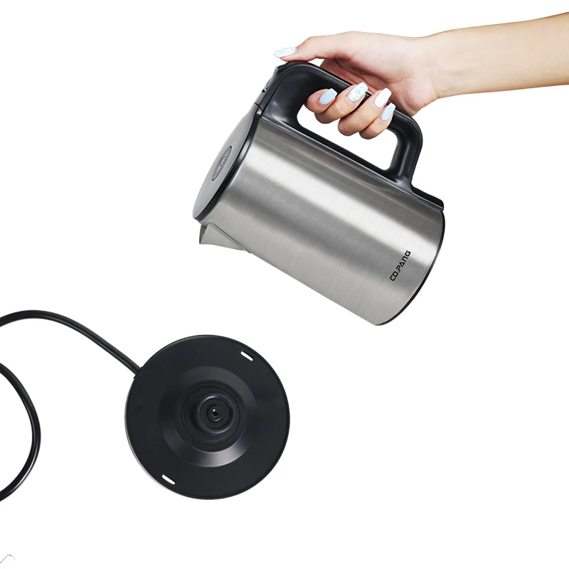 Heaidea 0.6L электрические Соусники из нержавеющей стали, кухонный портативный чайник для воды