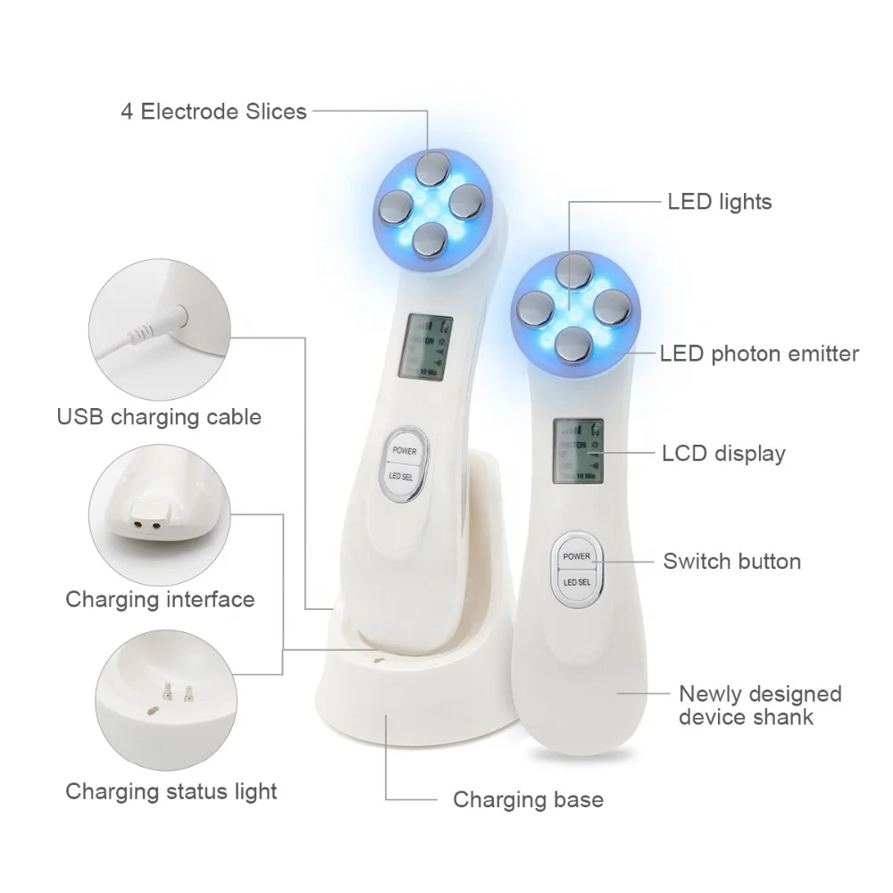 Micro-Current Face Massager Massage Machine RF Beauty Equipment Face Massage Facial Tool