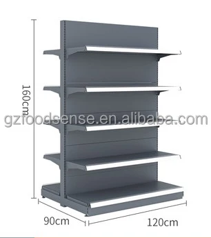 2022 Hot Sale Customized Metal Shelf  Department Store Display Racks Market Shelves Shop Racking for Groceries and Snacks