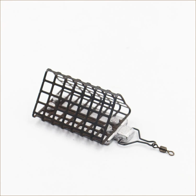 New Oem Carp Fishing Basket Bait Feeder 30g 60g Triangular Metal Cage Fishing Accessories Wholesale