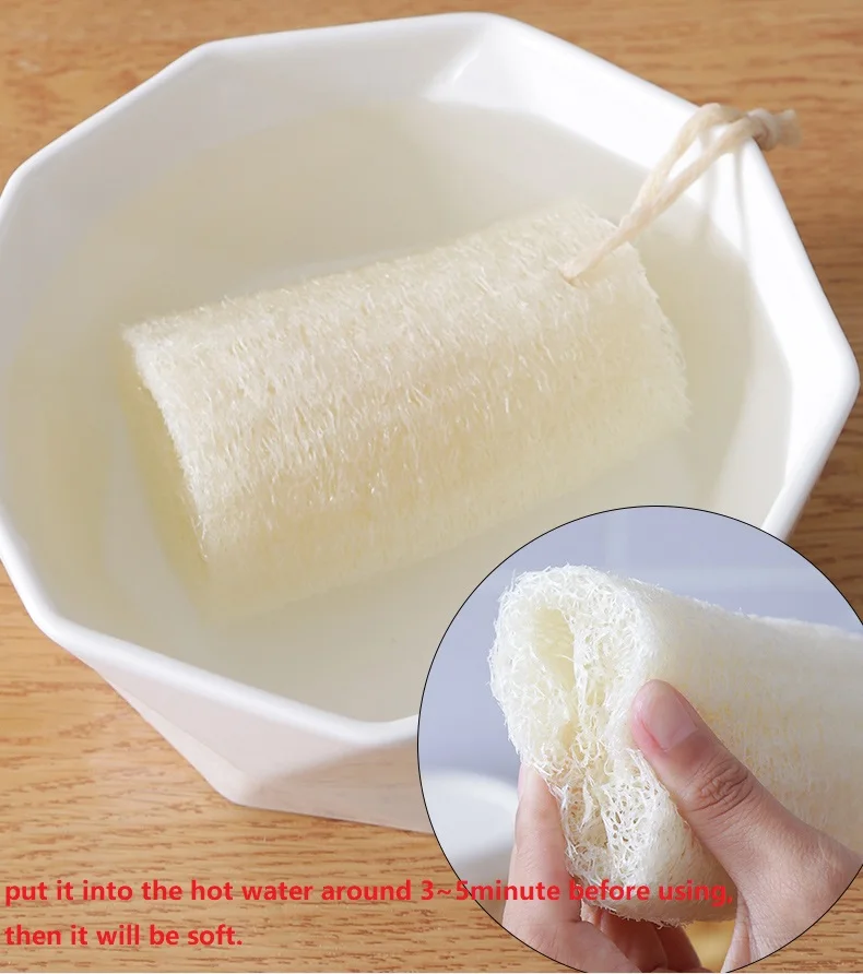 100% биоразлагаемая губка для мытья посуды Loofah