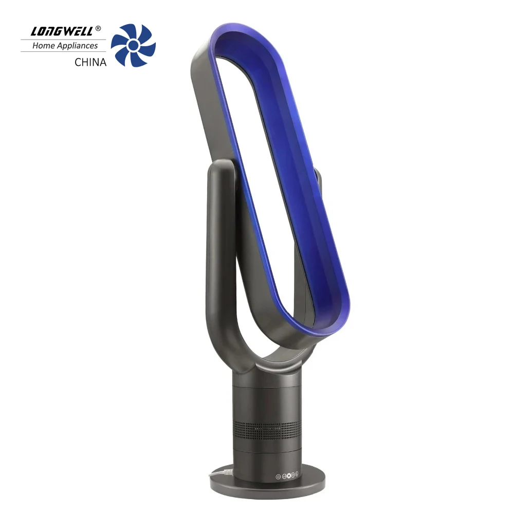 Bladeless Fan Portable Mini Personal Air Cooler Table Noiseless Desktop Misting Fan for Home Bedroom Baby-Room Office Outdoor