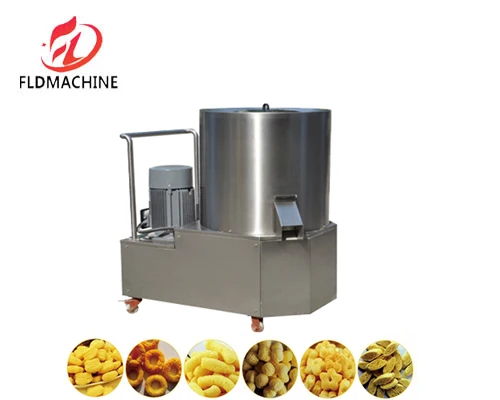 Stainless food grade automatic corn puffs snack food extruder puffed rice inflated snacks making machine