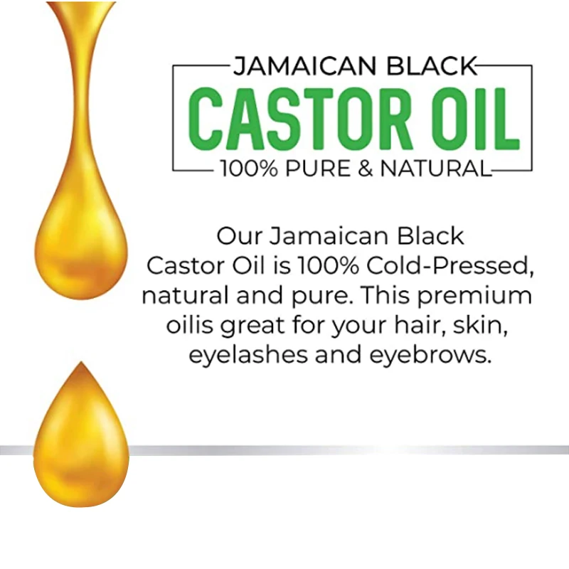 Private Label Organic Moisturizing Jamaican Black Castor Oil For Hair Growth