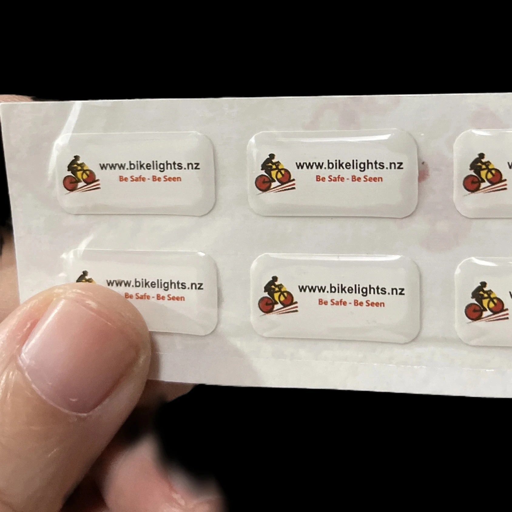 Custom Waterproof Brand Logo Label Printed Clear Epoxy Resin Dome Sticker