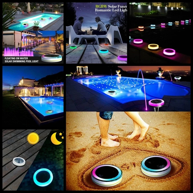  Ip68 плавательного Бассеина СИД света DC Rgb бассейна пляжные украшения подводного плавания плавающий бассейн светодиодный