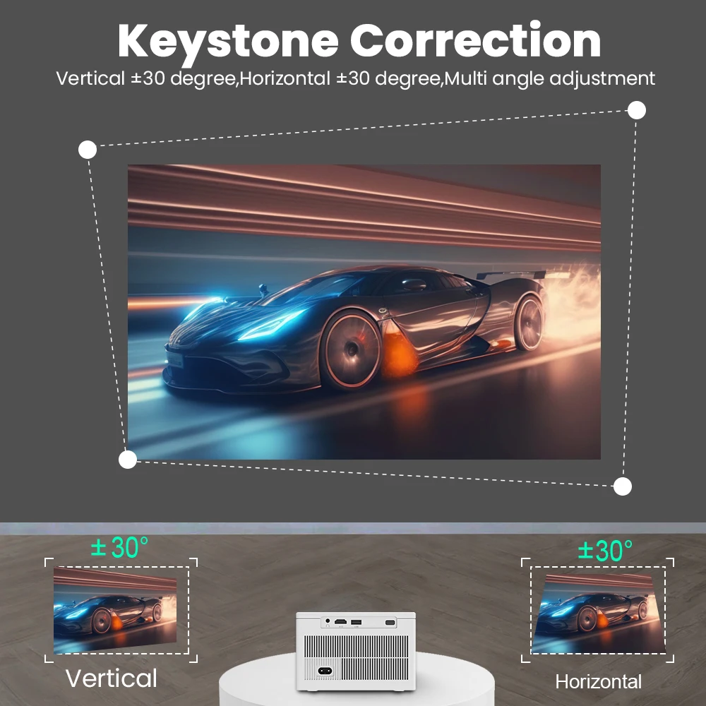 Wholesale price Smart Projector Android Quad Core 5G WIFI LED 4K Video Full HD 1080P Mini Home Theater intelligent Projector