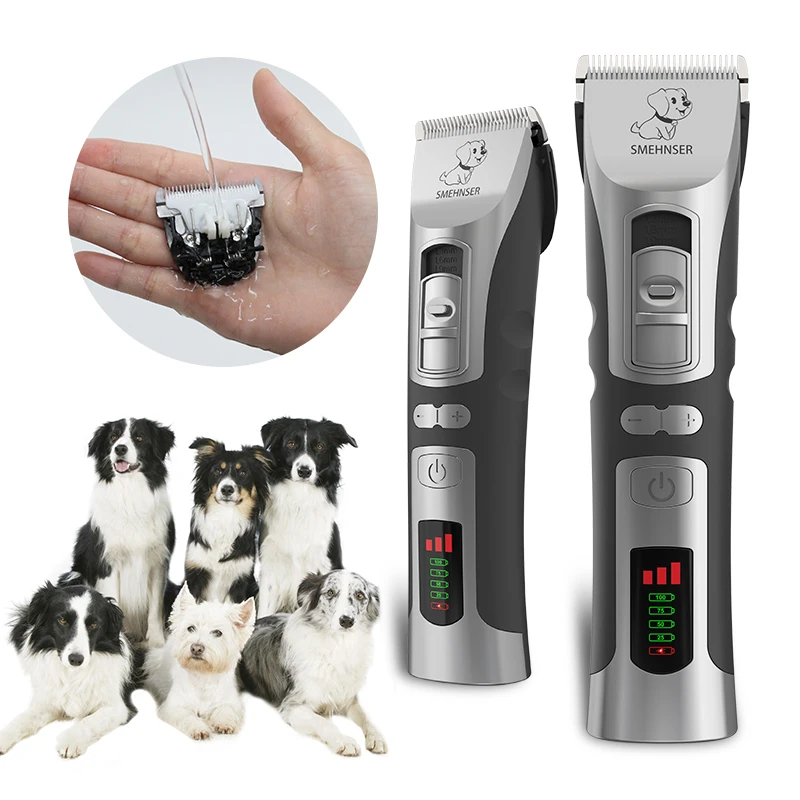 Rechargeable Low noise Pet Hair Clipper Remover Cutter Grooming Cat Dog Hair Trimmer Electrical Pets Hair Cut Machine