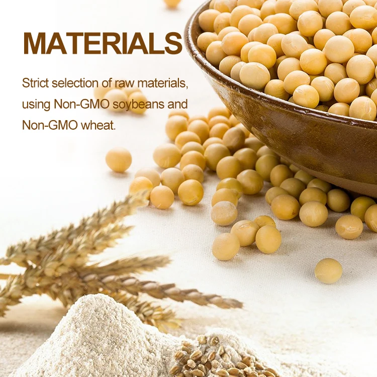 Chinese manufacturer No Addititives premium light liquid soy sauce gluten free light soy sauce