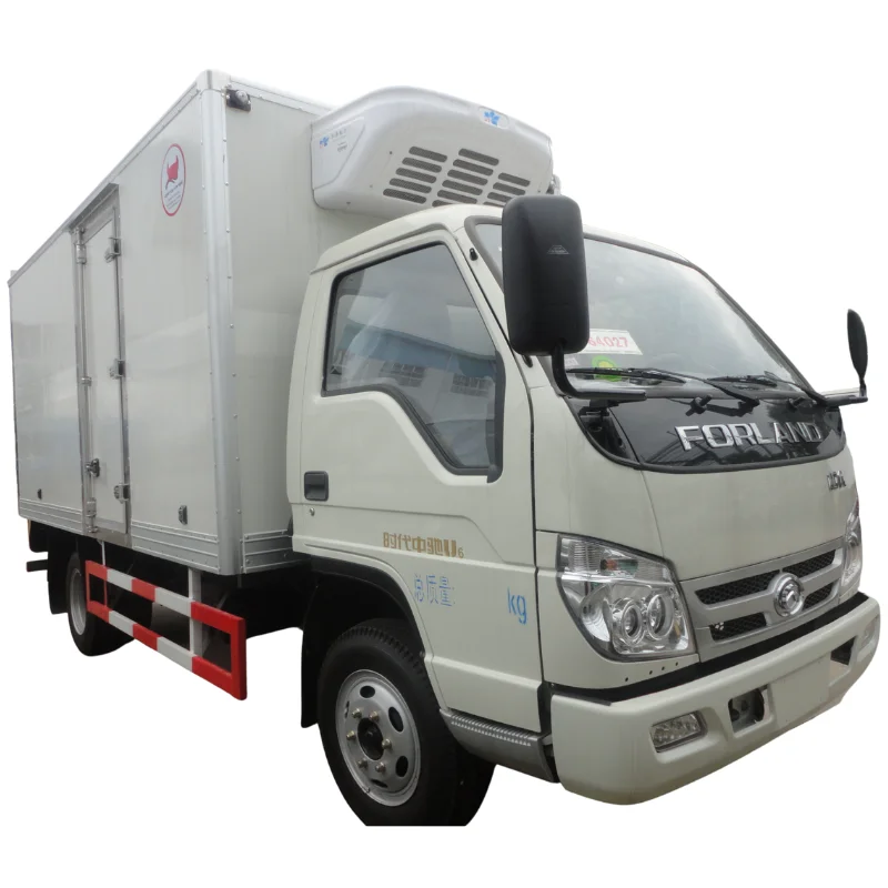 Недорогой Мобильный морозильник для фургона Forland 4*2 RHD грузовик грузового автомобиля мороженого меньший 3T Холодильный