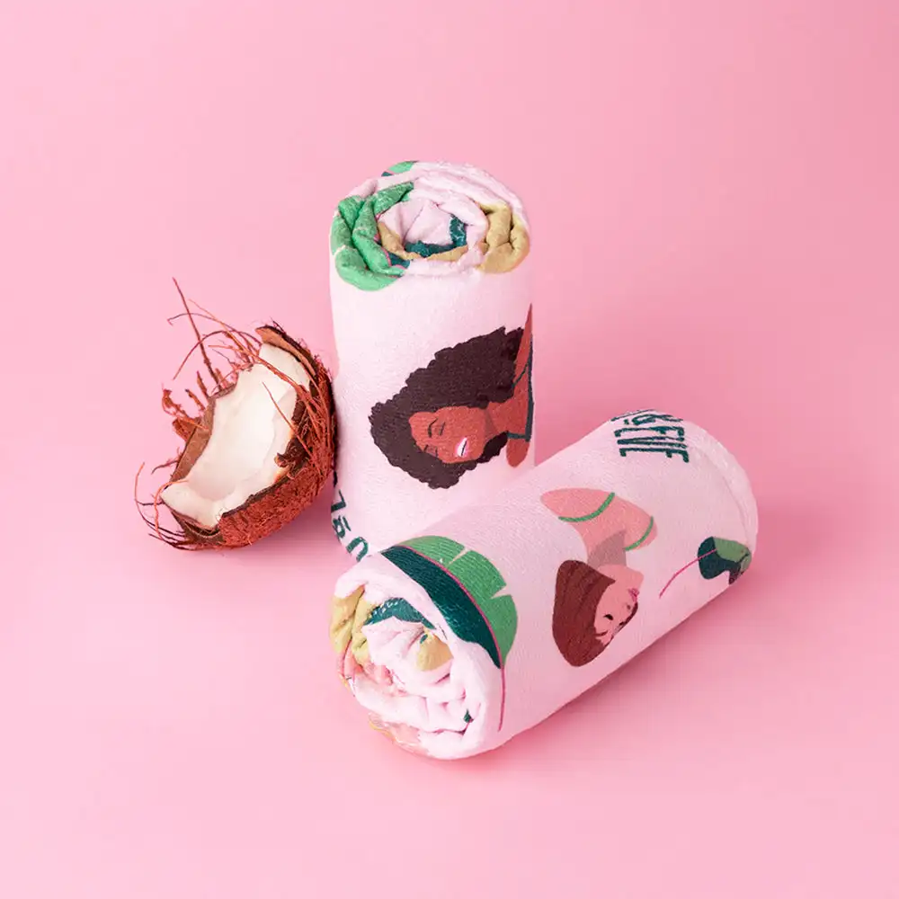 Custom prints super absorbent terry shower head microfiber rapid dry hair turban towel wrap for drying hair