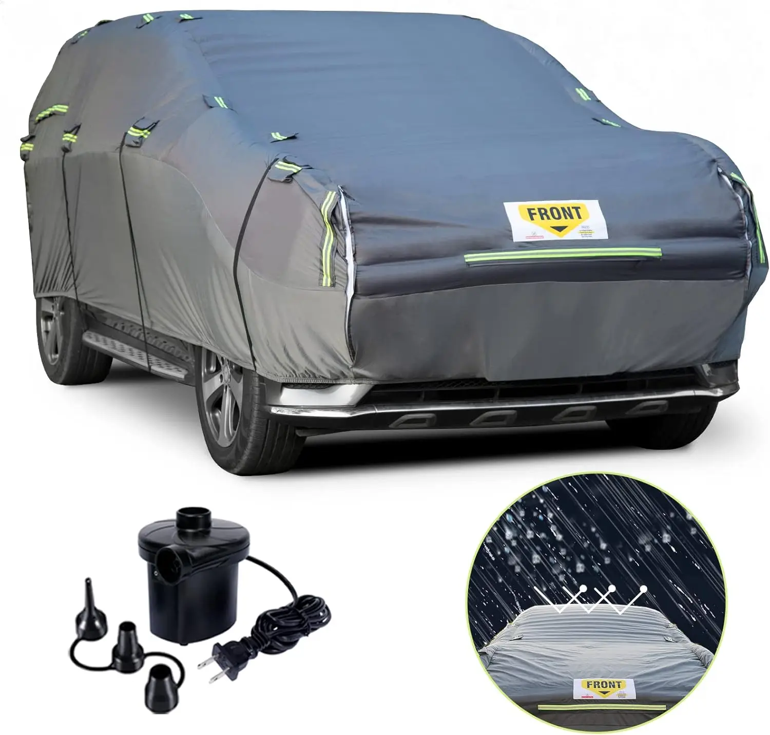 Inflatable Automotive Vehicle Cover Storm Hail Proof Protection Foldable Padded inflatable Hail Car Cover