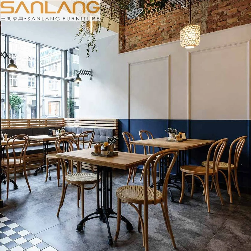 Foshan apartment furniture manufacturer wholesale chair mating coffee furnishings acrylic edge tabletop rectangular dining table