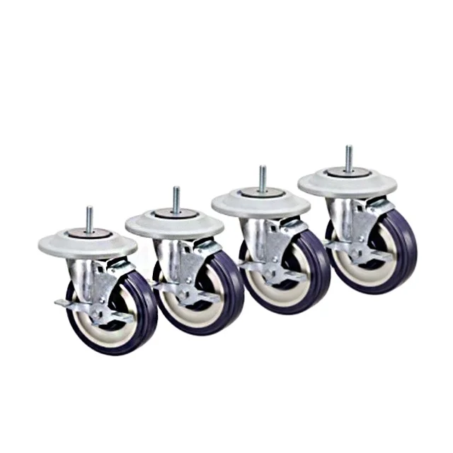 Wholesale Furniture Office Chair Heavy duty industrial durable adjustable Wheels Caster  for  Container
