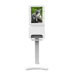 21.5-inch LCD digital hand sanitizer advertising machine and face recognition temperature detection