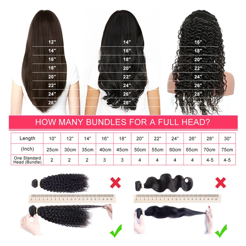 30inch human hair wig