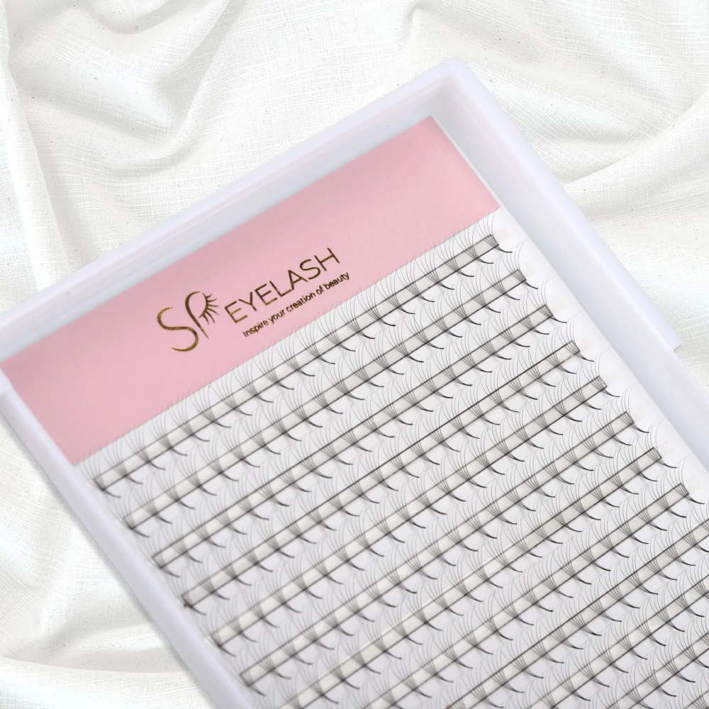 8-15mm mix 10D Premade Eyelash Fans Volume pointy Fans Eyelash Extension Tray Manufacturer