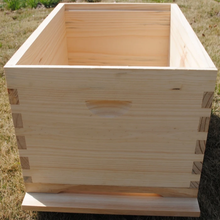
High Quality Wood Australian Bee Hive with Frame for Beekeeping Equipment Double 10F Full Depth Australian Beehive 