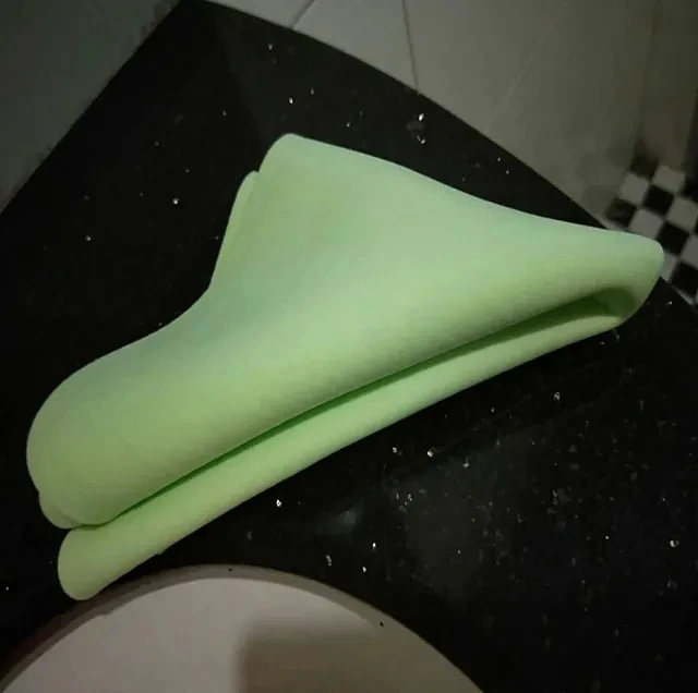 CE Eco Face Cloth Clean Ultra Soft Towel Makeup Remover White Synthetic Shammy Chamois PVA Beauty Facial Cleansing Sponge Cloth