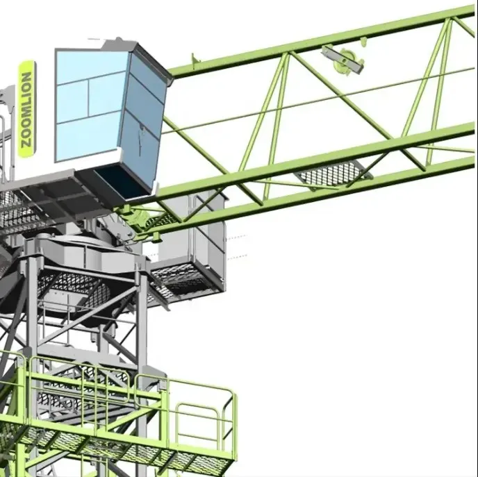 Zoomline Crane Factory supply famous brand 20 Ton Tower crane WA7527-20D  Good price on sale