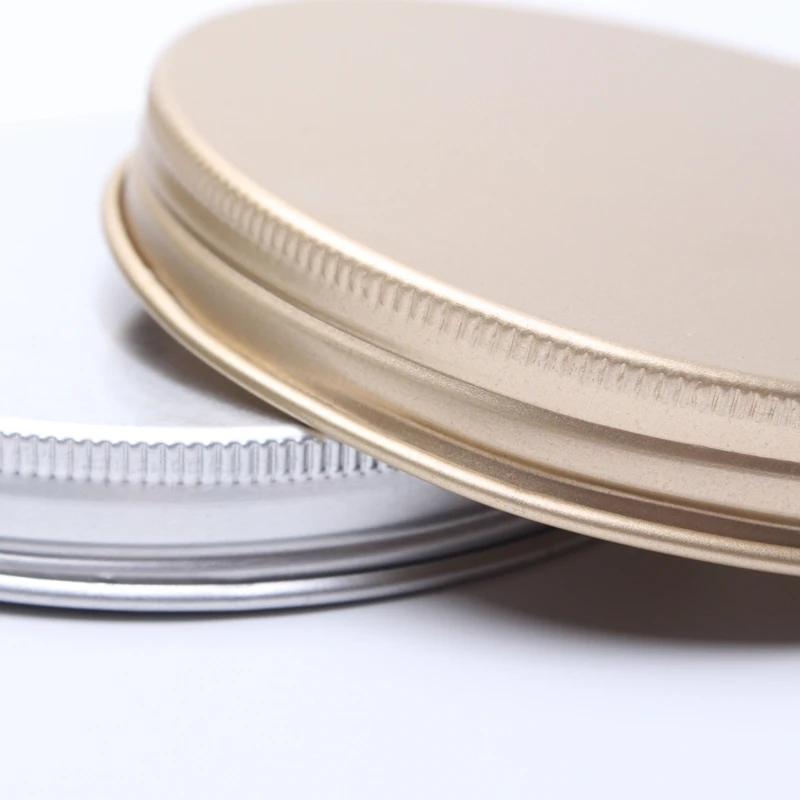 Factory Custom-made GPI 33/400 Golden Silver Aluminum Screw Lid for Screw Neck Bottles/Jars With Pressure Sensitive Liner