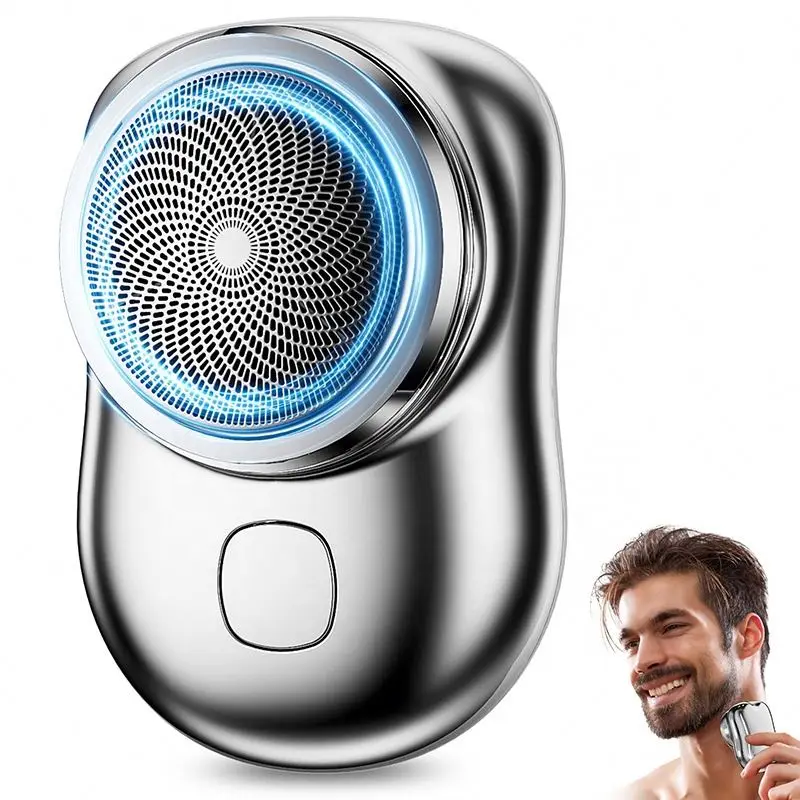 New Mini Portable Pocket Shaver Waterproof Wet And Dry Electric Razor Rechargeable Shaving Machine For Men