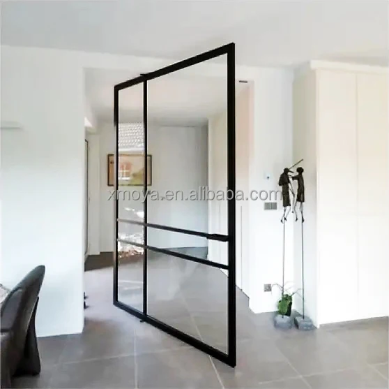 steel windows fram interior glass door skin panel pivot glass doors for houses panoramic oversized entry doors