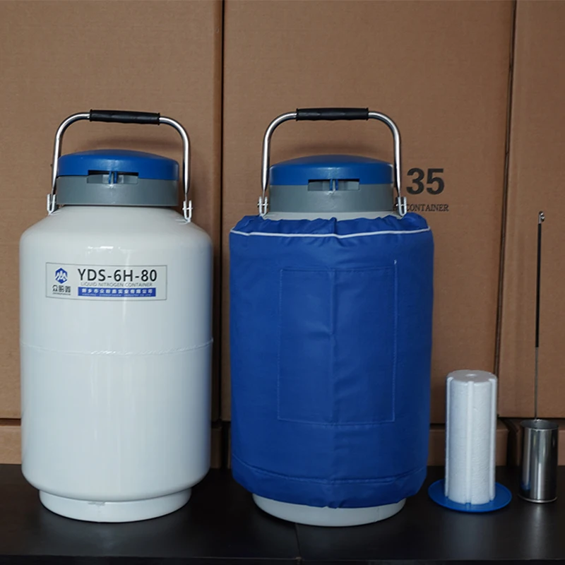 Dry Shipper for semen storage liquid nitrogen portable container air transportation tank