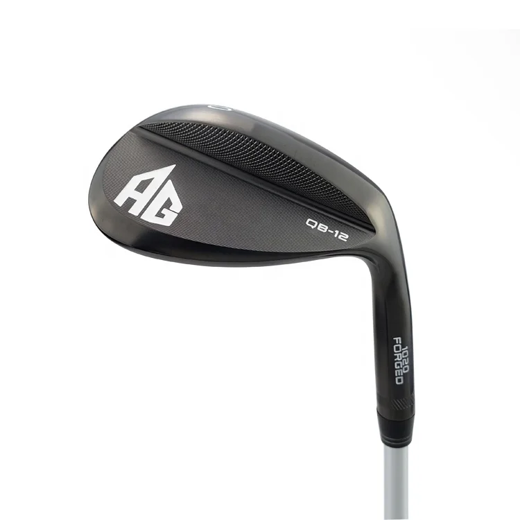 Factory direct sale Custom Forged 1020 Carbon Steel Black PVD Plating CNC Milled Golf Wedge