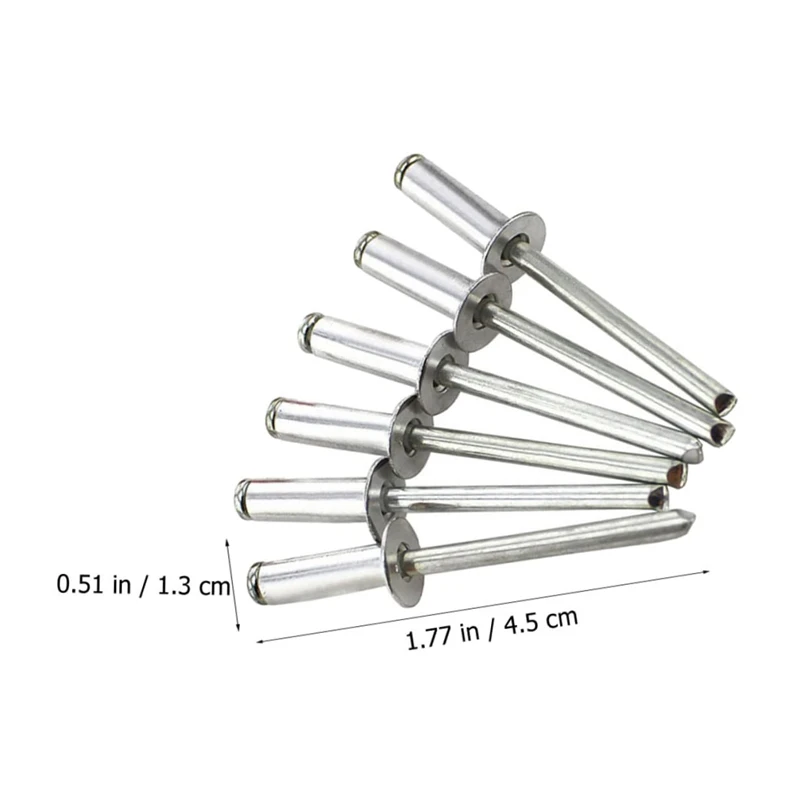 Wholesale Pop Rivets Aluminium 6mm 4.8mm Pop Blind Rivet Round Head Aluminum Blind Rivets Box