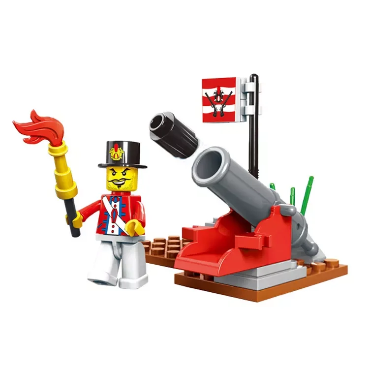 WANGE play and build kids developmental toys advanced building sets pirate series nano block