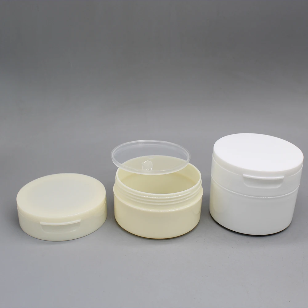 Beauty Cosmetic Jar Wholesale Makeup Empty Round Acrylic Empty Compact Loose Powder Container With Sifter