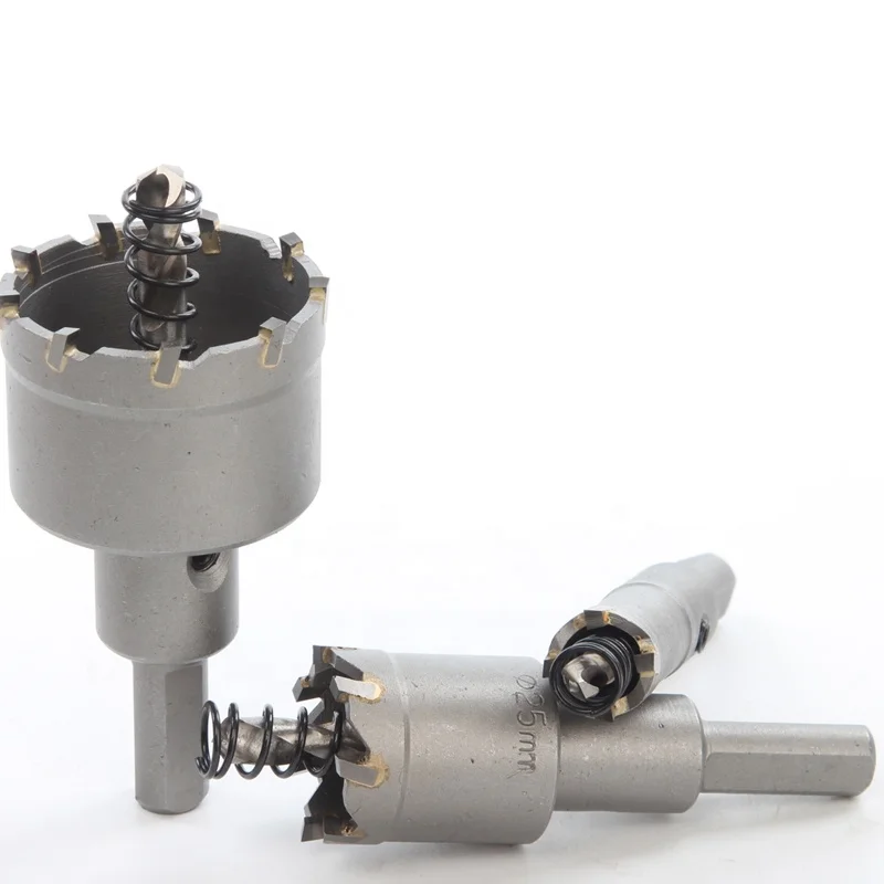 Tungsten Carbide Tip Tct Hole Saw Core Drill Bit For Metal Stainless Steel