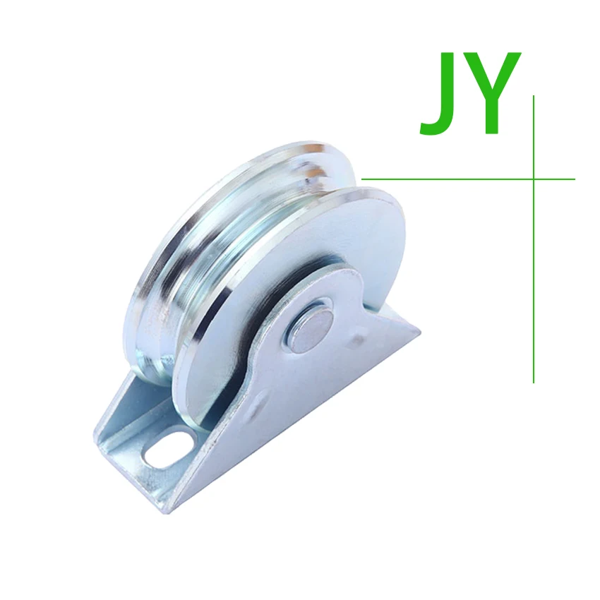 Double Bearings Turkey Customized One Wheel Sliding Fence Gate Roller Bottom Support Caster Pulley